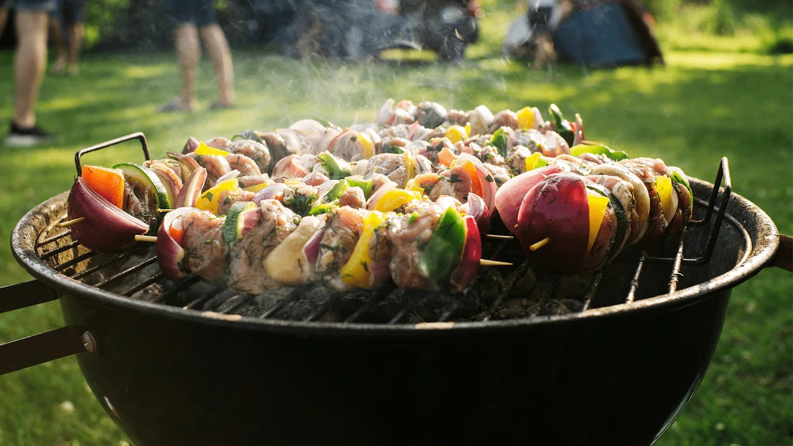 Grill med grønsager på en varm sommerdag Foto: forbrugsforeningen
